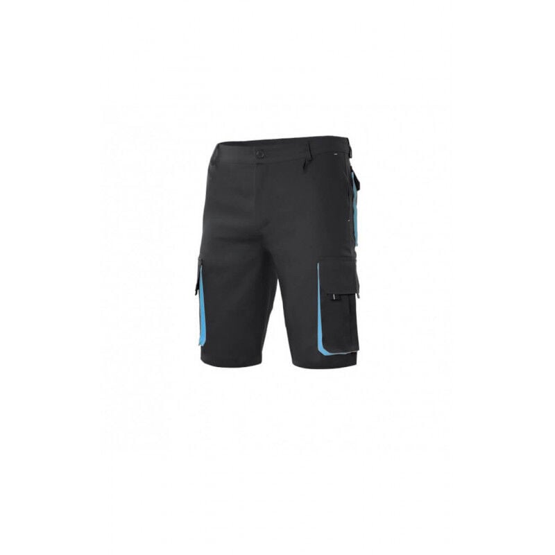 Bermuda bicolor multibolsillos con pliegues y elástico en cintura Serie 103007 | 56 - Negro / Celeste - Velilla
Bermuda bicolor multibolsillos con pliegues y elástico en cintura Serie 103007 | 56 - Negro / Celeste - Velilla