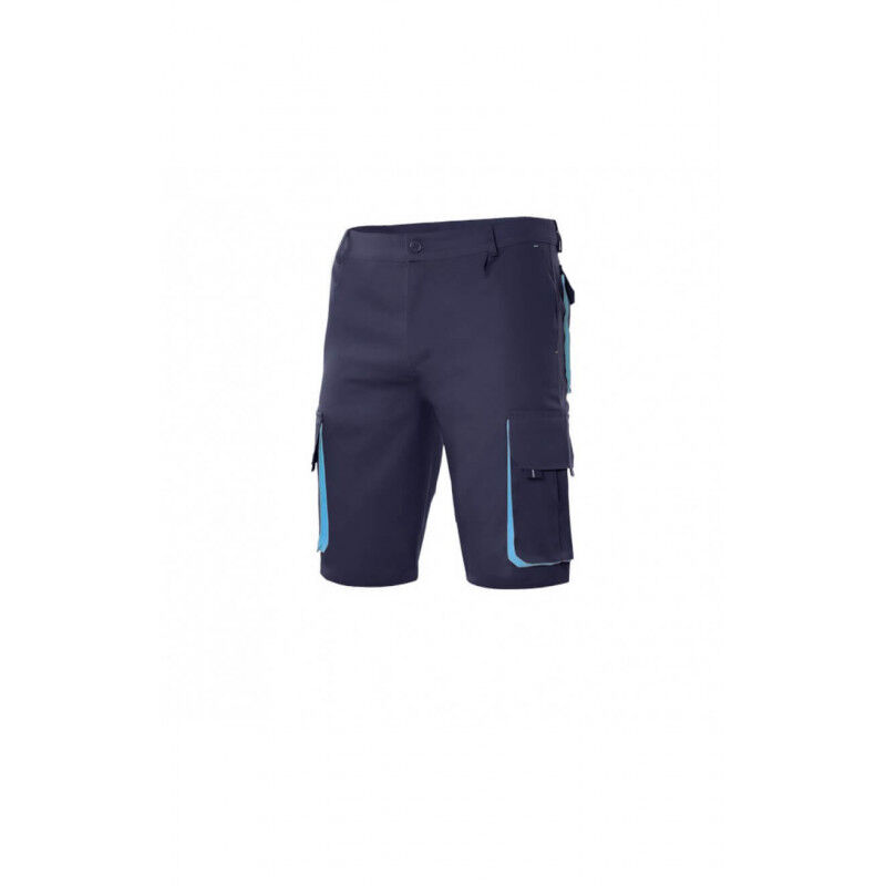 Bermuda bicolor multibolsillos con pliegues y elástico en cintura Serie 103007 | 60 - Azul navy / Celeste - Velilla
Bermuda bicolor multibolsillos con pliegues y elástico en cintura Serie 103007 | 60 - Azul navy / Celeste - Velilla