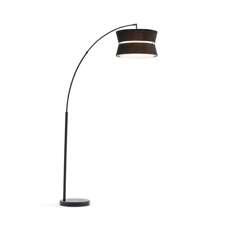 Besoa - Amar Lámpara de arco Pantalla negra Base de mármol E27 Cable de 1,7 m Negra
Besoa - Amar Lámpara de arco Pantalla negra Base de mármol E27 Cable de 1,7 m Negra