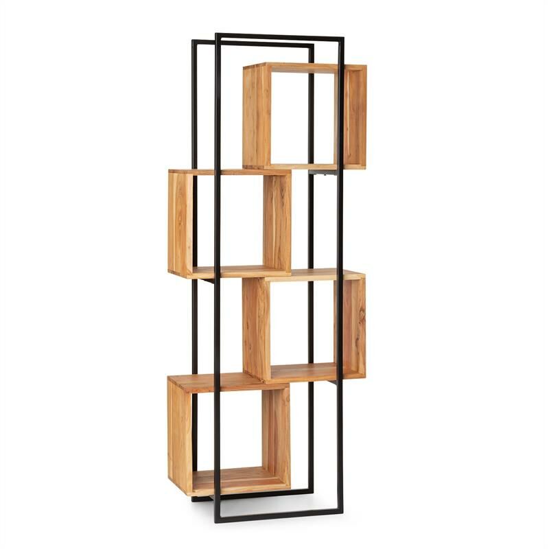 Rotterdam Estantería madera de acacia estructura de hierro 4 niveles 70 x 180 x 33,5 cm Madera
Rotterdam Estantería madera de acacia estructura de hierro 4 niveles 70 x 180 x 33,5 cm Madera