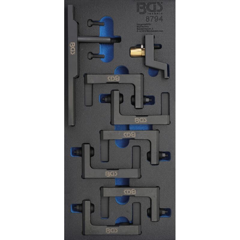 BGS technic Herramienta para tapas de cojinete del árbol de levas | para BMW N51 / N52
BGS technic Herramienta para tapas de cojinete del árbol de levas | para BMW N51 / N52