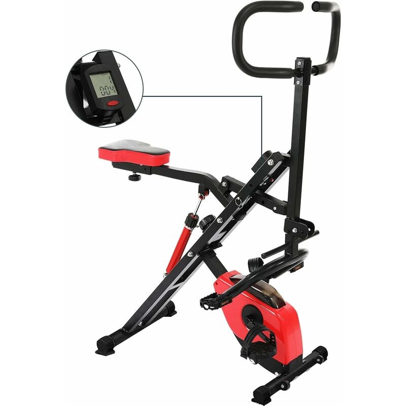 Bicicleta Estática Plegable 2 en 1, Bicicleta de Fitness con Pantalla LCD, 12 Niveles de Tensión Magnética Ajustable, para Abdominales, Piernas y
Bicicleta Estática Plegable 2 en 1, Bicicleta de Fitness con Pantalla LCD, 12 Niveles de Tensión Magnética Ajustable, para Abdominales, Piernas y