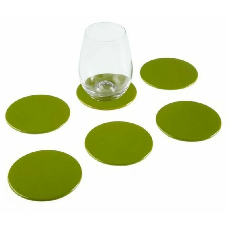 LTD - Posavasos Verde Polipropileno (6 Pcs)