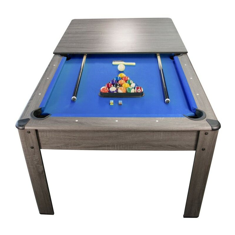 Billar Americano AMBIANCE 7Ft - 226,5 x 126,5 x 80 cm -Con accesorios y Bandeja mesa comedor - Gris
Billar Americano AMBIANCE 7Ft - 226,5 x 126,5 x 80 cm -Con accesorios y Bandeja mesa comedor - Gris