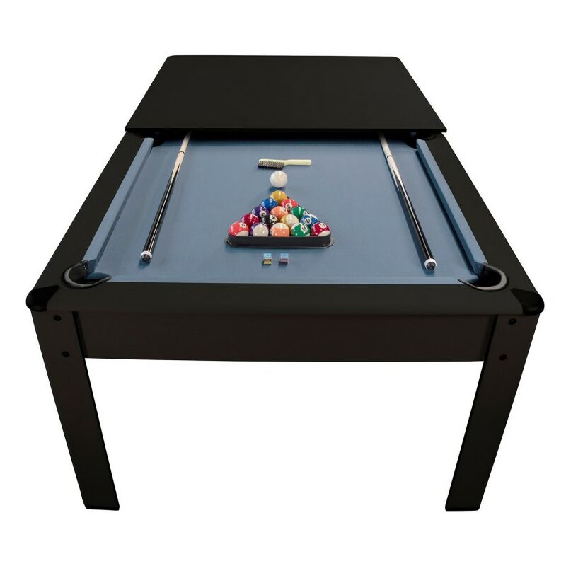 Billar Americano AMBIANCE 7Ft - 226,5 x 126,5 x 80 cm Con accesorios y Bandeja mesa comedor - Negro
Billar Americano AMBIANCE 7Ft - 226,5 x 126,5 x 80 cm Con accesorios y Bandeja mesa comedor - Negro