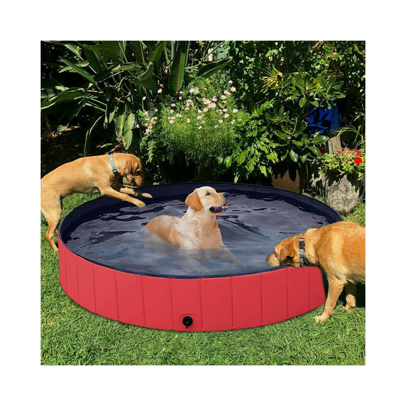 Piscina Perros Grandes BINGOPAW, Piscina para Perros Plegable XXL Bañera Infantil PVC Antideslizante y Resistente al Desgaste con válvura para
Piscina Perros Grandes BINGOPAW, Piscina para Perros Plegable XXL Bañera Infantil PVC Antideslizante y Resistente al Desgaste con válvura para