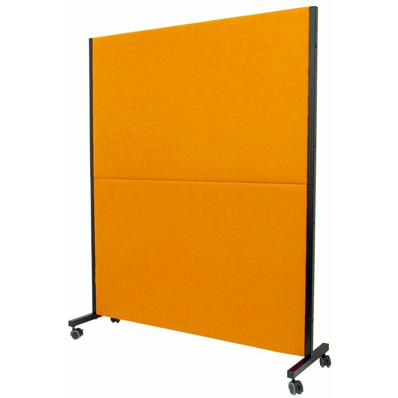 Biombo Valdeganga P&C B308RPF Con ruedas Naranja