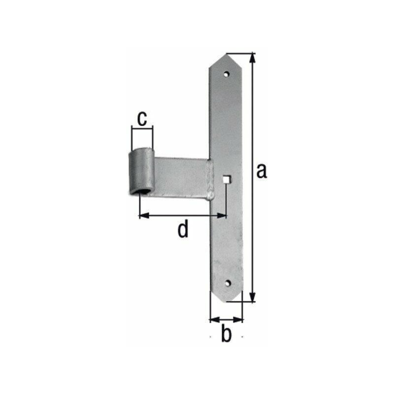 Bisagra central para cancela 300x40x105mm STA galvanizado amarillo galvanizado 5mm GAH (Por 5)
Bisagra central para cancela 300x40x105mm STA galvanizado amarillo galvanizado 5mm GAH (Por 5)