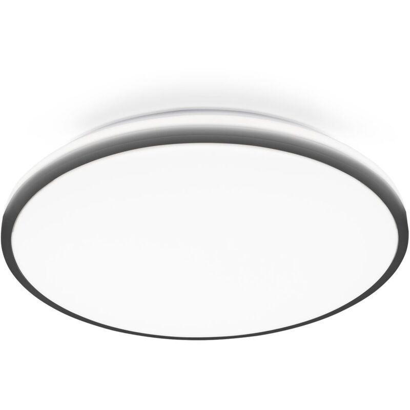 I Lámpara de techo LED I Ø38 cm I Lámpara de techo LED de 24 vatios I Color de luz blanco neutro 4000 K I Luz indirecta I Negro - B.k.licht
I Lámpara de techo LED I Ø38 cm I Lámpara de techo LED de 24 vatios I Color de luz blanco neutro 4000 K I Luz indirecta I Negro - B.k.licht