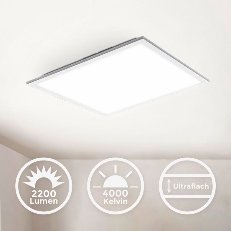 LED lámpara de techo para oficinas I Paneles de techo de 22W I Panel de LED I Color de luz blanca neutra I Ultra-plana 60mm I 450x450mm I Blanco
LED lámpara de techo para oficinas I Paneles de techo de 22W I Panel de LED I Color de luz blanca neutra I Ultra-plana 60mm I 450x450mm I Blanco