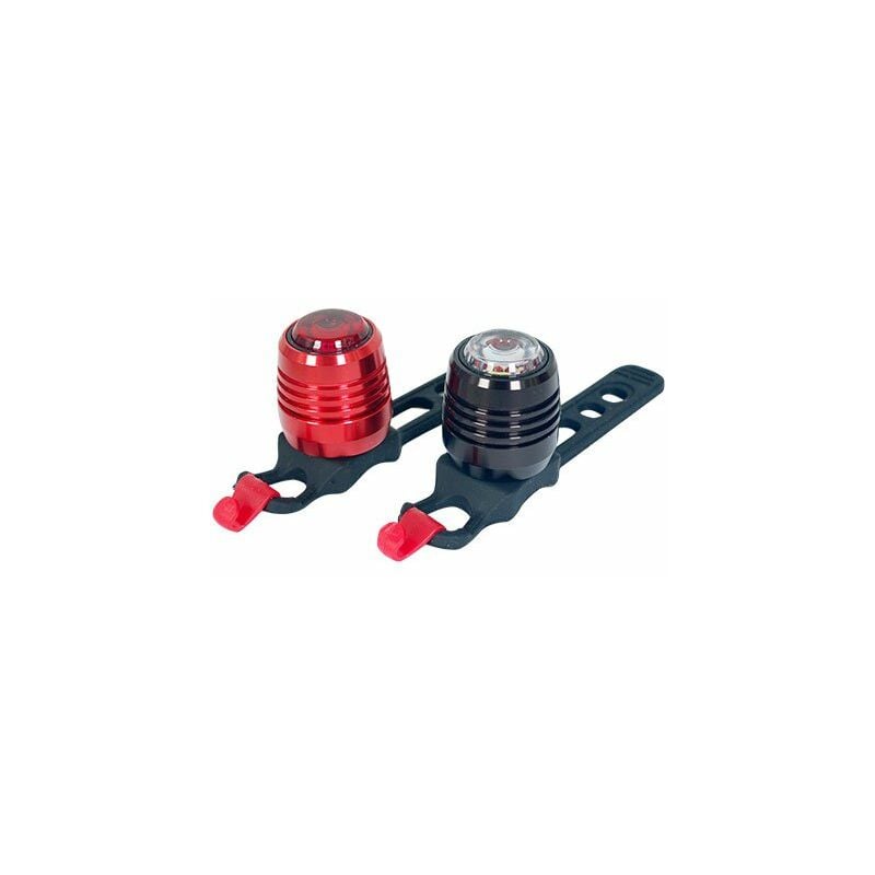 TM Electron TMTOR004B2 Set de luces LED frontal/trasera recargable por USB, 3 modos de iluminación, con cuerpo de aluminio y correa de silicona
TM Electron TMTOR004B2 Set de luces LED frontal/trasera recargable por USB, 3 modos de iluminación, con cuerpo de aluminio y correa de silicona