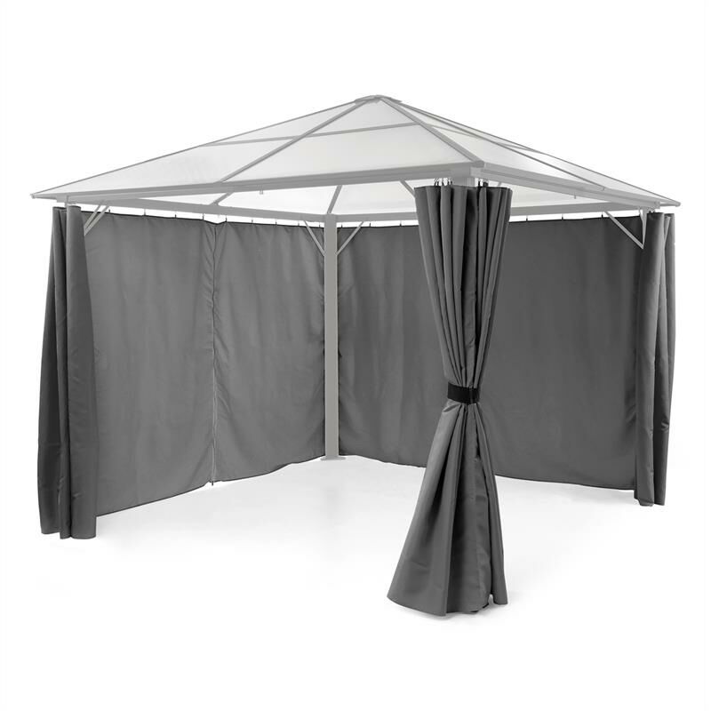 Pantheon Solid Sky Cortinas laterales para carpa 4 unidades Poliéster de 140g/m² Gris
Pantheon Solid Sky Cortinas laterales para carpa 4 unidades Poliéster de 140g/m² Gris