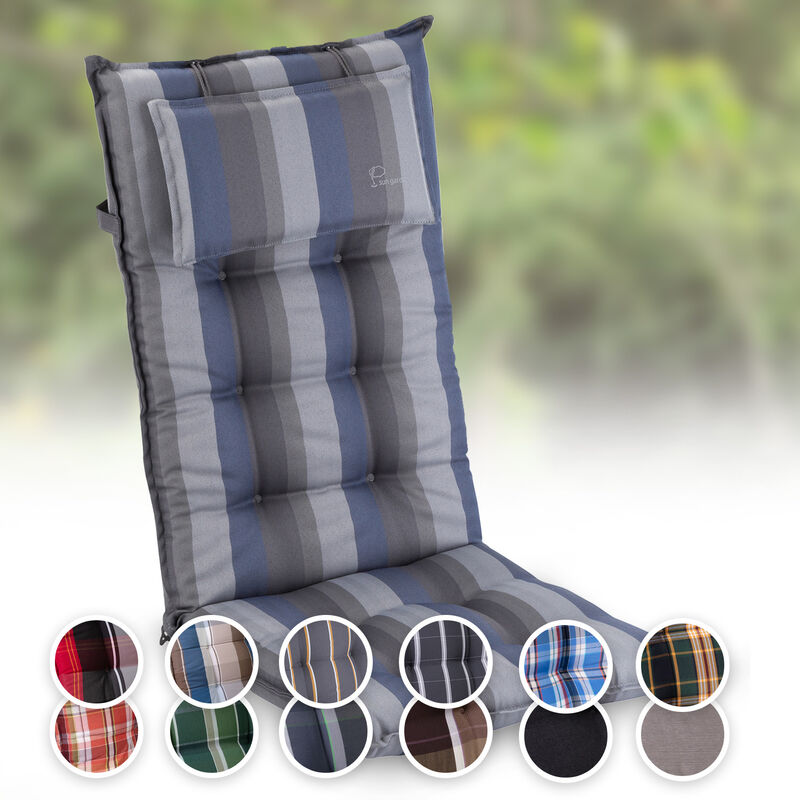 Sylt Cojín acolchado Cojín de exterior para sillas con respaldo alto Almohada Poliéster 50x120x9cm
Sylt Cojín acolchado Cojín de exterior para sillas con respaldo alto Almohada Poliéster 50x120x9cm