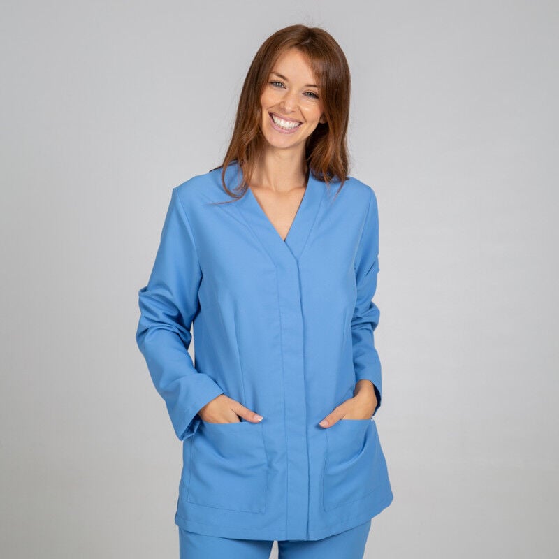 Blusa sanitaria para mujer manga larga antibacterias GARY'S Aitana | XS - Azul celeste
Blusa sanitaria para mujer manga larga antibacterias GARY'S Aitana | XS - Azul celeste