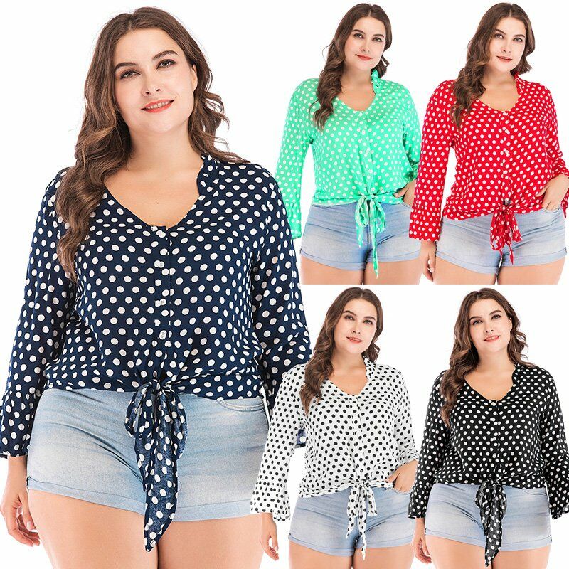 Blusa sexy para mujer, lunares, cuello en V profundo, acampanado, manga larga, vendaje, estilo corto, top corto informal,Negro, L
Blusa sexy para mujer, lunares, cuello en V profundo, acampanado, manga larga, vendaje, estilo corto, top corto informal,Negro, L