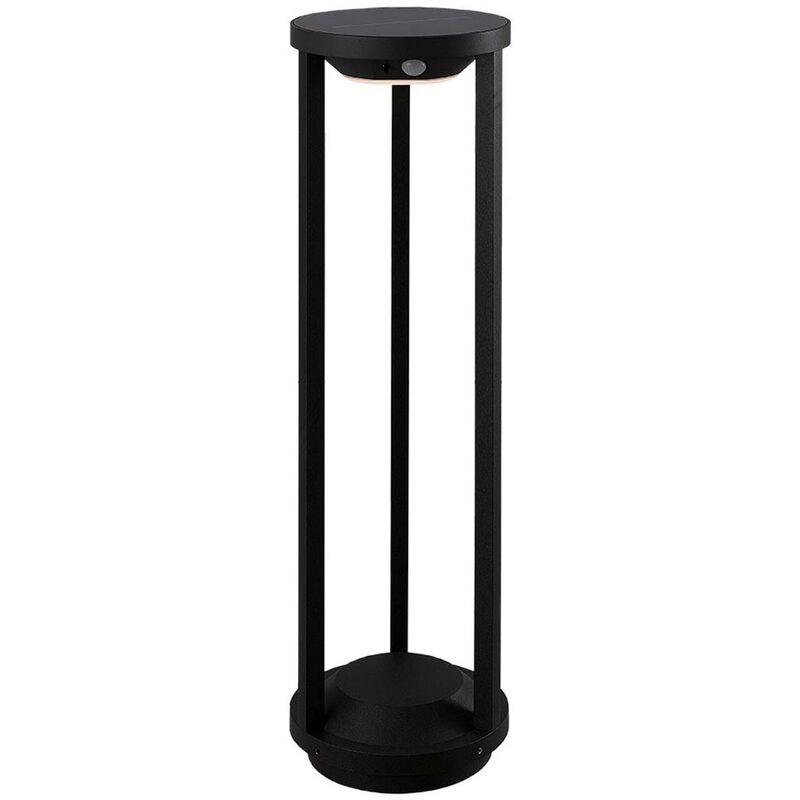 Bolardo de jardín solar gris blanco cálido LED PORTO H85cm con detector de movimiento
Bolardo de jardín solar gris blanco cálido LED PORTO H85cm con detector de movimiento