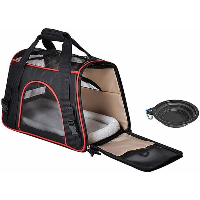 Bolsa de transporte extensible para gatos, perros y otras mascotas, suave y plegable con colchón de felpa extraíble para viajes en avión / coche /
Bolsa de transporte extensible para gatos, perros y otras mascotas, suave y plegable con colchón de felpa extraíble para viajes en avión / coche /