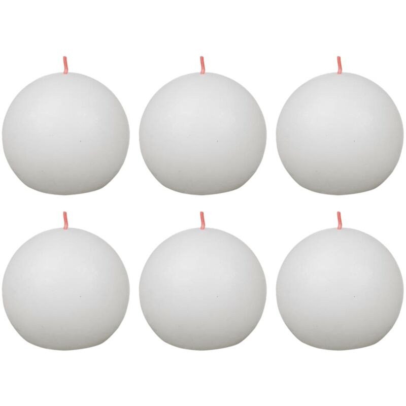 Velas de bola rústicas Shine 6 uds blanco nublado 76x190 mm - Blanco - Bolsius
Velas de bola rústicas Shine 6 uds blanco nublado 76x190 mm - Blanco - Bolsius