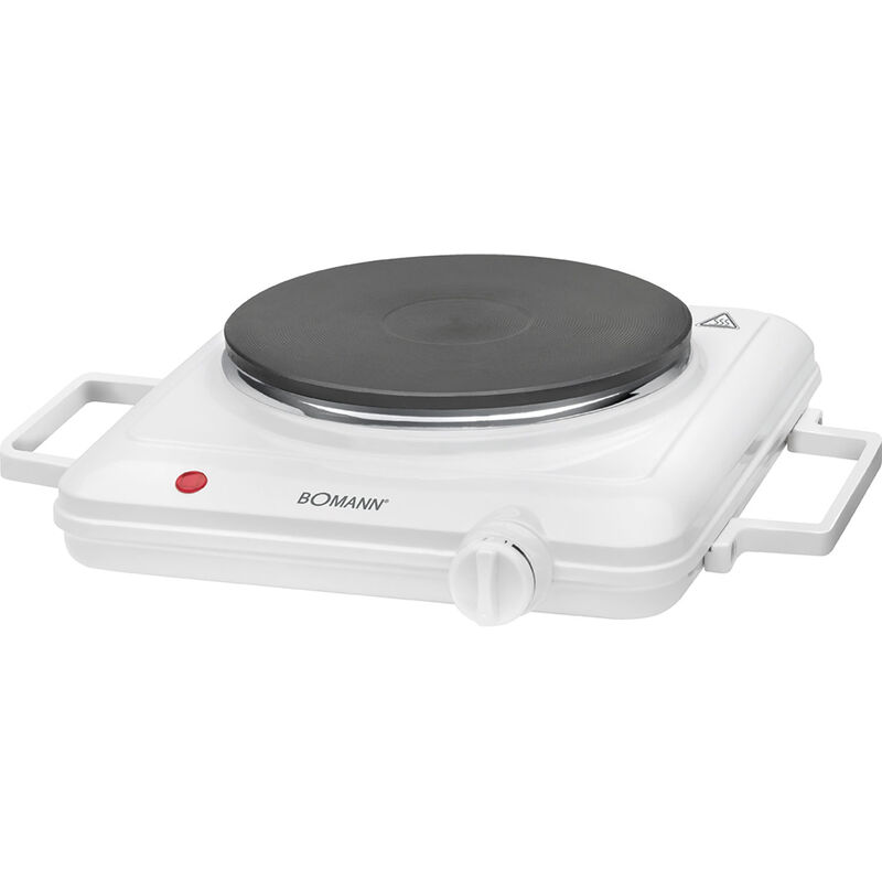 Hornillo Eléctrico, Zona Cocinado 18 cm con Asas, Termostato Regulación Continua, Ideal Camping 1500W Blanco - Bomann
Hornillo Eléctrico, Zona Cocinado 18 cm con Asas, Termostato Regulación Continua, Ideal Camping 1500W Blanco - Bomann