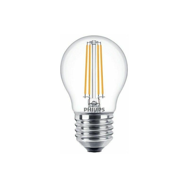 Bombilla de led de filamento esférica 6,5W P45 E27 827 FR PHILIPS 64934000