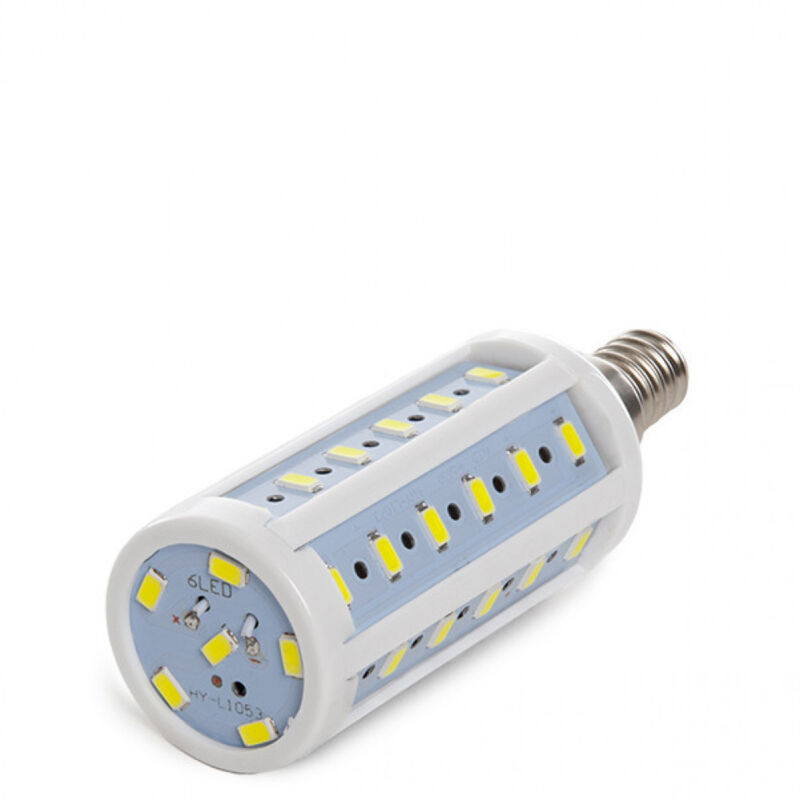 Bombilla E14 42 LEDs 5730SMD 10W 980Lm 30.000H | Blanco Natural (SM-5730-42YMD-E14-CW)
Bombilla E14 42 LEDs 5730SMD 10W 980Lm 30.000H | Blanco Natural (SM-5730-42YMD-E14-CW)