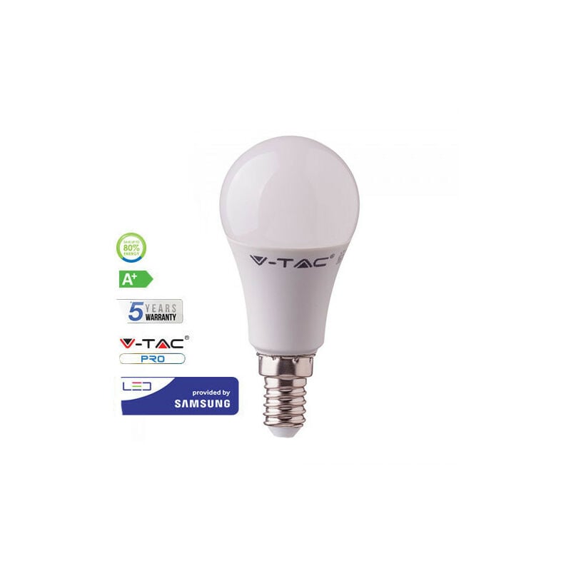 Bombilla LED E14 A58 Samsung 9W V-TAC PRO 200° Temperatura de color - 4000K Blanco natural
Bombilla LED E14 A58 Samsung 9W V-TAC PRO 200° Temperatura de color - 4000K Blanco natural
