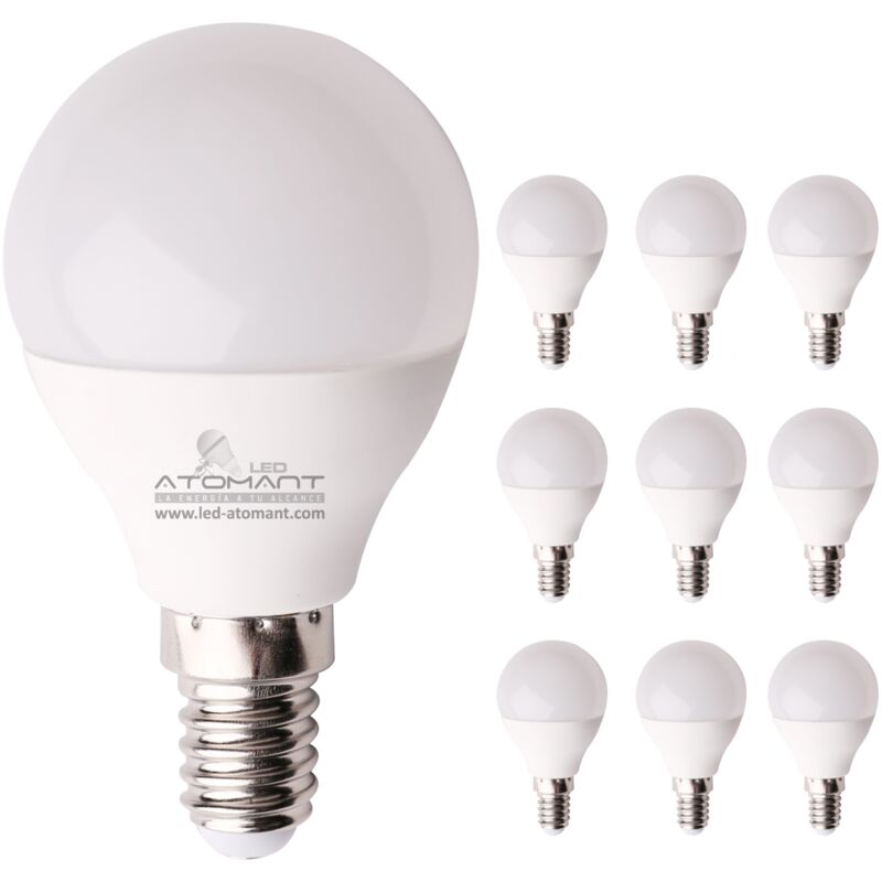Led Atomant Sl - Bombilla LED G45 E14 7W 680LM | Blanco Frío 6500K - Pack 10 Uds. - Blanco Frío 6500K
Led Atomant Sl - Bombilla LED G45 E14 7W 680LM | Blanco Frío 6500K - Pack 10 Uds. - Blanco Frío 6500K
