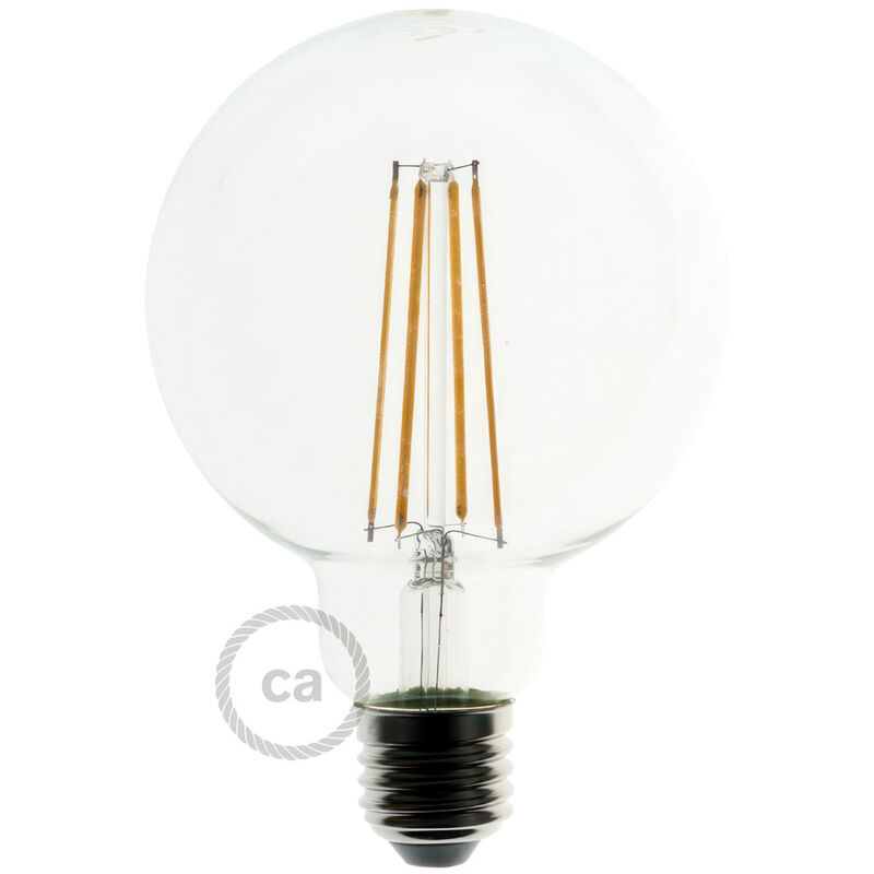 Bombilla Transparente LED Globo G95 Filamento Largo 7,5W E27 Decorativa Vintage Dimmable 2200K
Bombilla Transparente LED Globo G95 Filamento Largo 7,5W E27 Decorativa Vintage Dimmable 2200K