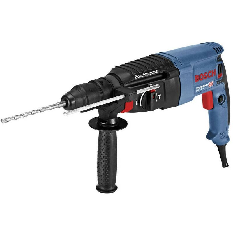 Bosch 06112A4001 Martillo perforador GBH 2-26F + Set 5 brocas SDS-plus 5 + maletín
Bosch 06112A4001 Martillo perforador GBH 2-26F + Set 5 brocas SDS-plus 5 + maletín
