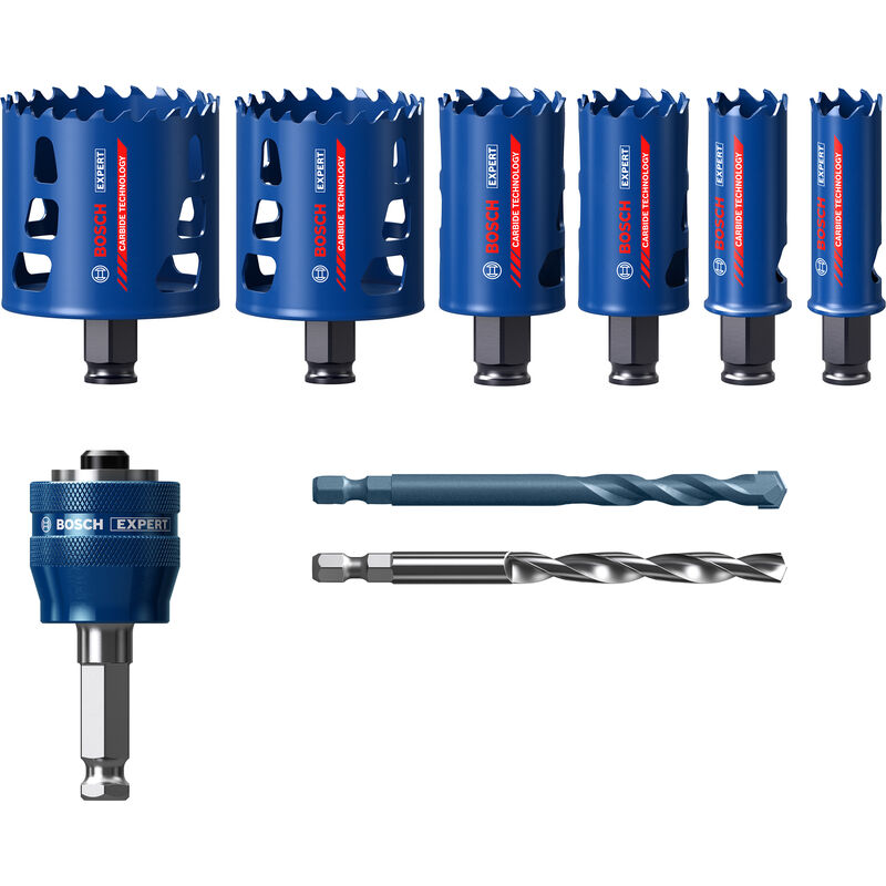 BOSCH 2608900445 Set de sierra de corona Expert Tough Material de 22/25/35/51/60/68 mm, 9 unidades
BOSCH 2608900445 Set de sierra de corona Expert Tough Material de 22/25/35/51/60/68 mm, 9 unidades