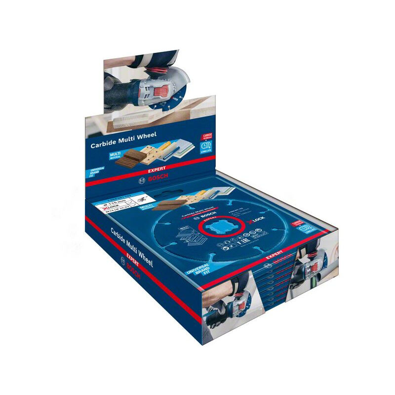 BOSCH 2608901194 Disco de corte Expert Carbide Multi Wheel X-LOCK de 115 mm, 22,23 mm, 10 mm
BOSCH 2608901194 Disco de corte Expert Carbide Multi Wheel X-LOCK de 115 mm, 22,23 mm, 10 mm