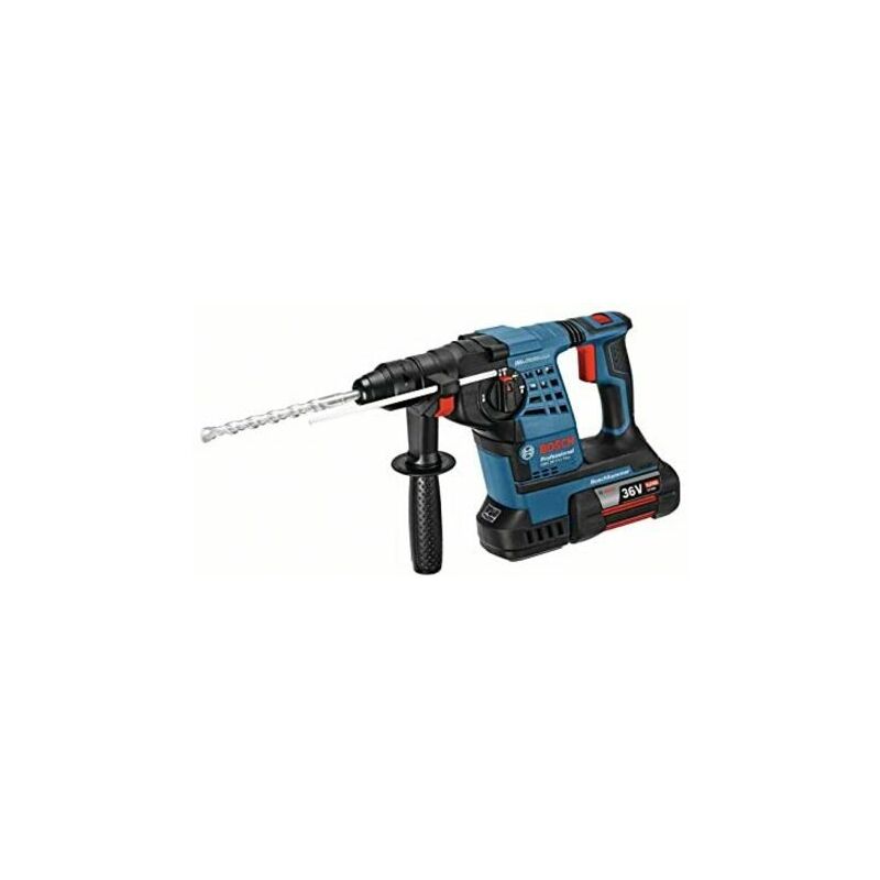 Bosch Professional GBH 36 V-LI Plus - Martillo perforador a batería (36V, Ø máx. 28 mm, SDS plus, 2 baterías x 4.0 Ah, en L-BOXX)
Bosch Professional GBH 36 V-LI Plus - Martillo perforador a batería (36V, Ø máx. 28 mm, SDS plus, 2 baterías x 4.0 Ah, en L-BOXX)