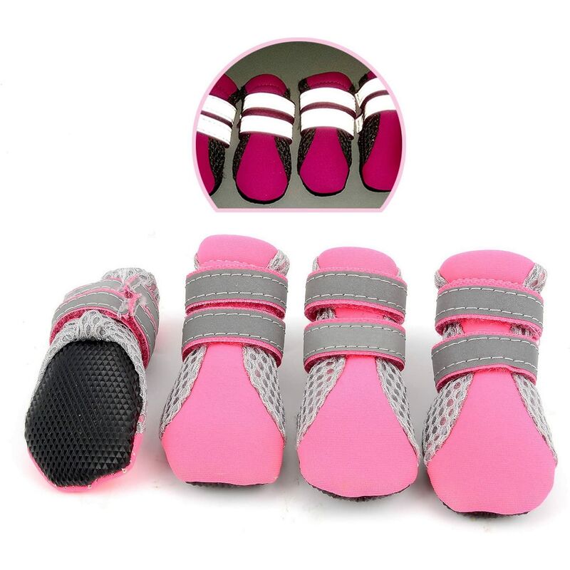 Botas de verano suaves, antideslizantes y ajustables para la protección de las patas de los perros pequeños en malla suave, transpirable y resistente
Botas de verano suaves, antideslizantes y ajustables para la protección de las patas de los perros pequeños en malla suave, transpirable y resistente