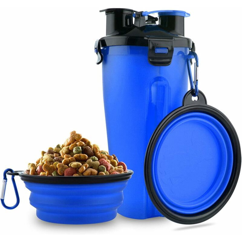 Botella de agua para perros con 2 cuencos portátiles plegables 2 en 1 botella de agua y comida para perros, animales para gatos, botella de viaje
Botella de agua para perros con 2 cuencos portátiles plegables 2 en 1 botella de agua y comida para perros, animales para gatos, botella de viaje