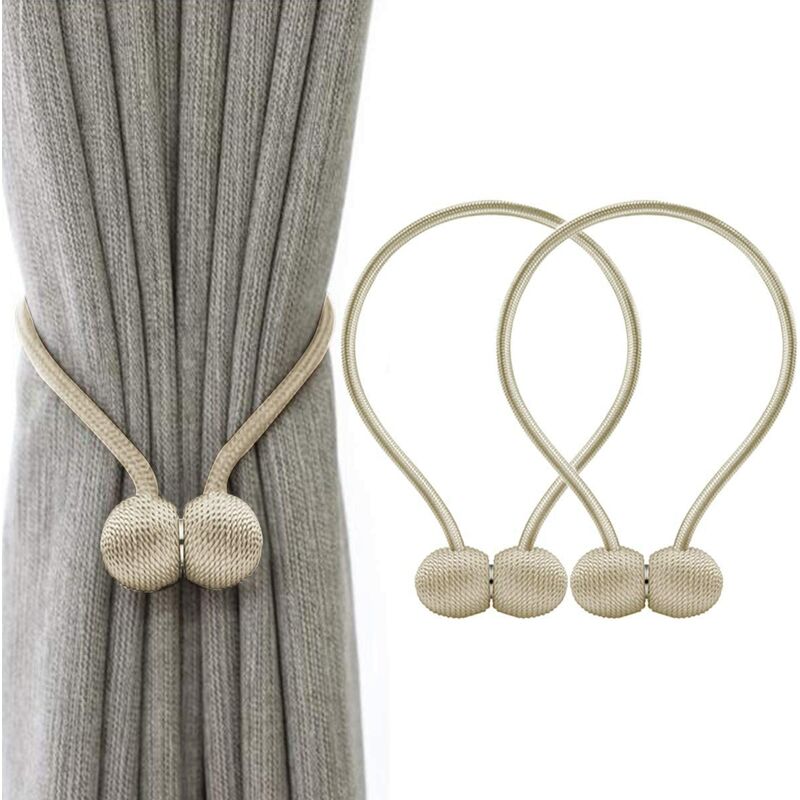 Botón de cortina de 2 piezas Botón de cortina magnético Cortina de hebilla tejida magnética, beige
Botón de cortina de 2 piezas Botón de cortina magnético Cortina de hebilla tejida magnética, beige