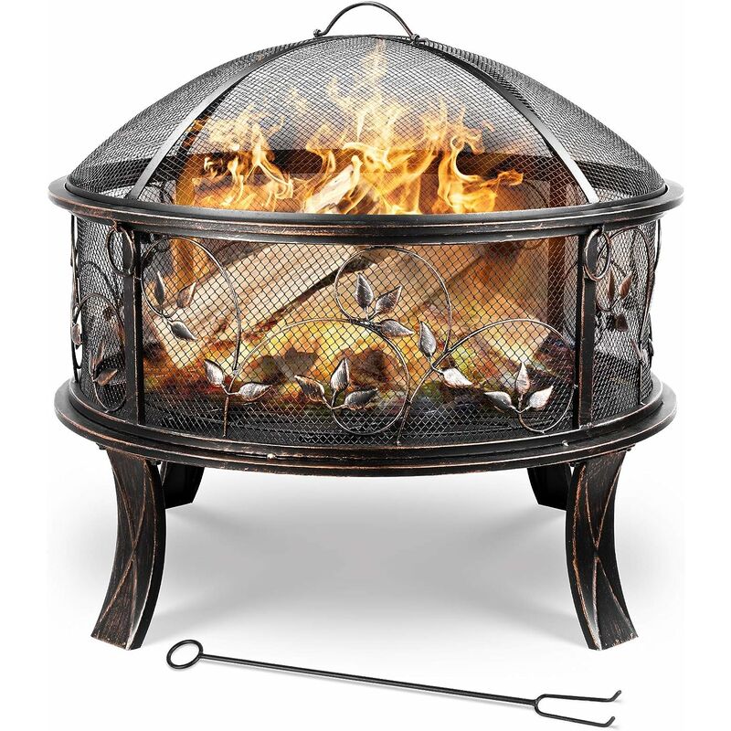 Brasero Exterior para Jardín, Terraza, Camping, Fiesta, Chimeneas de Leña con Parilla, para Calefacción/Barbacoa, con Póquer, 65cmx 45cm, 26
Brasero Exterior para Jardín, Terraza, Camping, Fiesta, Chimeneas de Leña con Parilla, para Calefacción/Barbacoa, con Póquer, 65cmx 45cm, 26