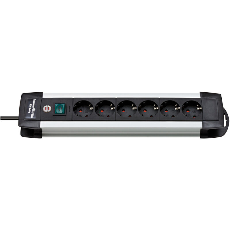 Base múltiple Premium Alu Line aluminio con interruptor 6 tomas 3m. 3x1,5mm. (Brennenstuhl 1391000016)
Base múltiple Premium Alu Line aluminio con interruptor 6 tomas 3m. 3x1,5mm. (Brennenstuhl 1391000016)