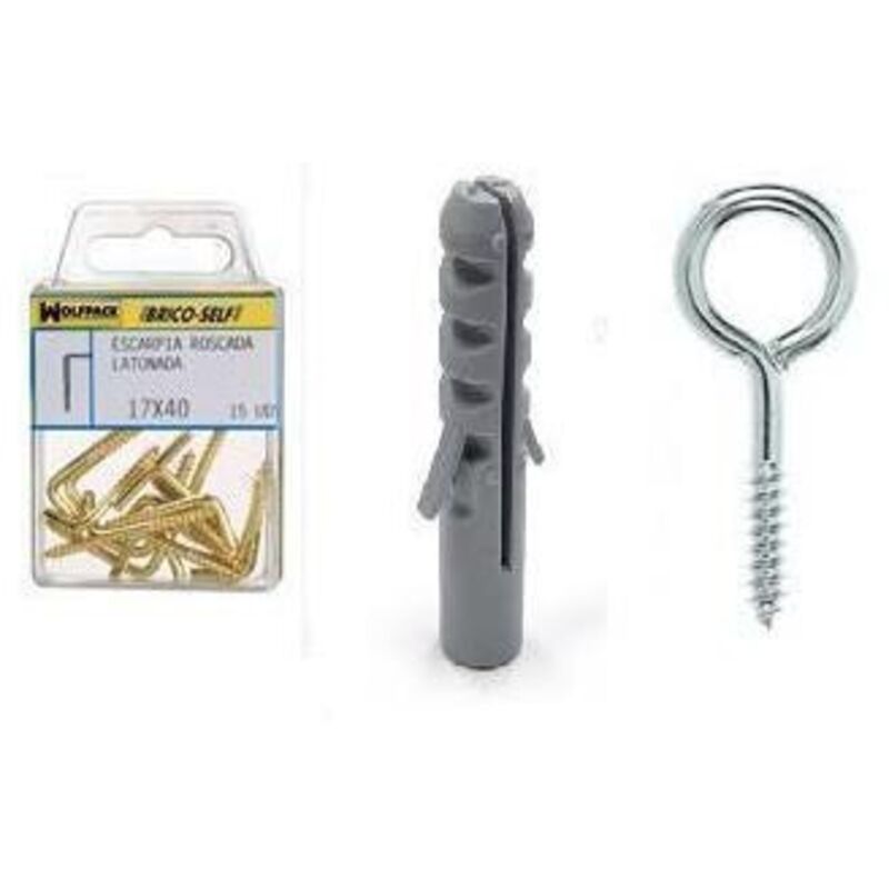 Taco nº 6 con hembrillas cerradas 19x60 mm. 7 unidades
Taco nº 6 con hembrillas cerradas 19x60 mm. 7 unidades