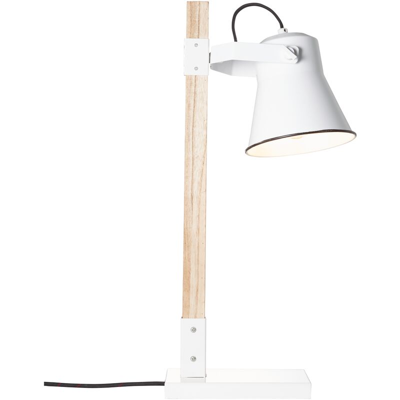 lamp Arado lámpara de mesa blanco/madera clara | 1x A60, E27, 10W, adecuado para lámparas estándar (no incluidas) | Escala A ++ a E | Con interruptor
lamp Arado lámpara de mesa blanco/madera clara | 1x A60, E27, 10W, adecuado para lámparas estándar (no incluidas) | Escala A ++ a E | Con interruptor