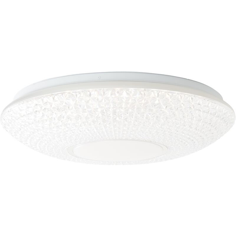 lamp Nunya Plafón LED 52cm blanco/cromo | 1x 60W LED integrado, (4800lm, 3000-6000K) | Escala A ++ a E | Infinitamente regulable/controlable mediante
lamp Nunya Plafón LED 52cm blanco/cromo | 1x 60W LED integrado, (4800lm, 3000-6000K) | Escala A ++ a E | Infinitamente regulable/controlable mediante