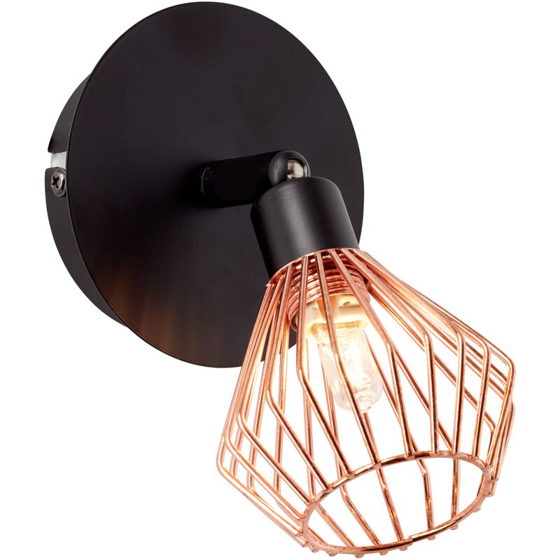 BRILLIANT lámpara Dalma aplique de pared negro/cobre | 1x QT14, G9, 33W, adecuado para lámparas de base pin (no incluidas) | Escala A ++ a E | Cabeza
BRILLIANT lámpara Dalma aplique de pared negro/cobre | 1x QT14, G9, 33W, adecuado para lámparas de base pin (no incluidas) | Escala A ++ a E | Cabeza