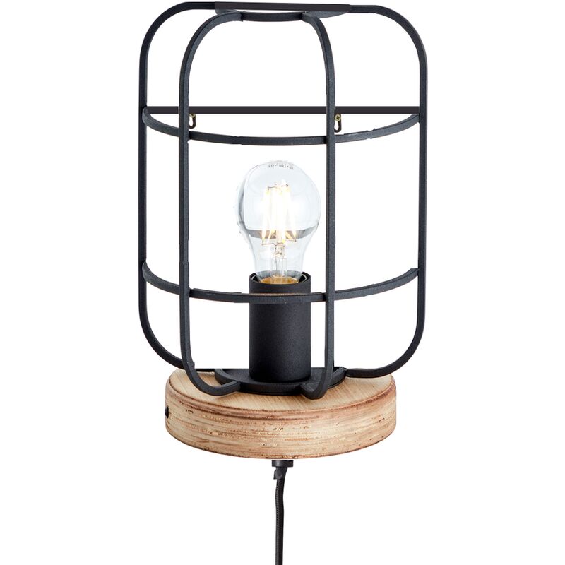 Lámpara, lámpara de pared Gwen madera antigua/corindón negro, metal/madera, 1x A60, E27, 52W, lámparas normales (no incluidas), A ++ - Noir
Lámpara, lámpara de pared Gwen madera antigua/corindón negro, metal/madera, 1x A60, E27, 52W, lámparas normales (no incluidas), A ++ - Noir