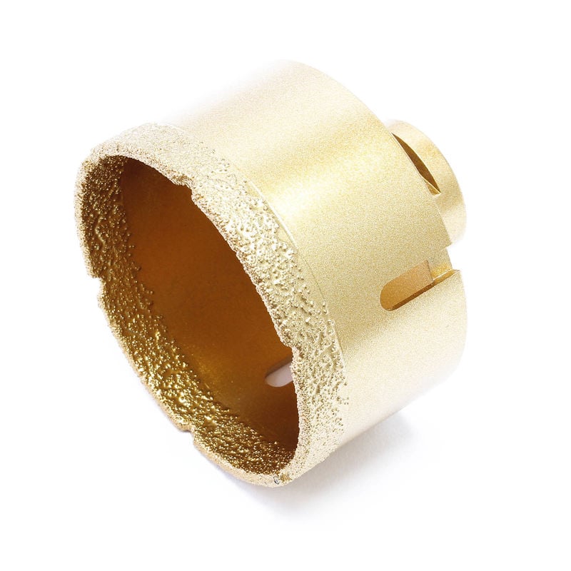 Broca diamantada Broca corona diamante Baldosas Azulejos Vidrio Saca núcleos En seco Diámetro 75mm
Broca diamantada Broca corona diamante Baldosas Azulejos Vidrio Saca núcleos En seco Diámetro 75mm