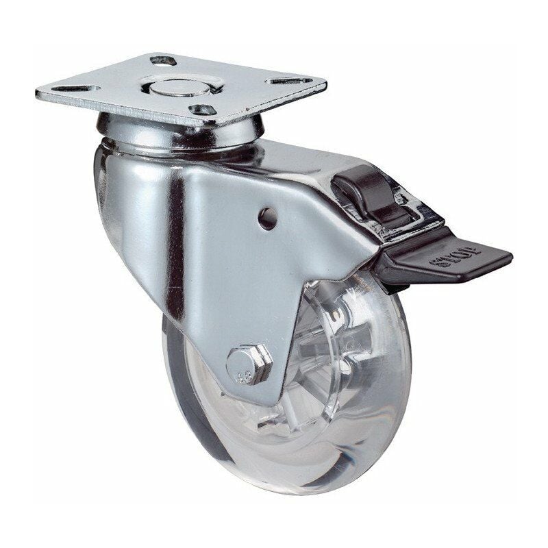 Rueda giratoria con Festst.D.75mm Trgf.50kg con placa cojinete liso Ku.transp.BS ROLLEN
Rueda giratoria con Festst.D.75mm Trgf.50kg con placa cojinete liso Ku.transp.BS ROLLEN