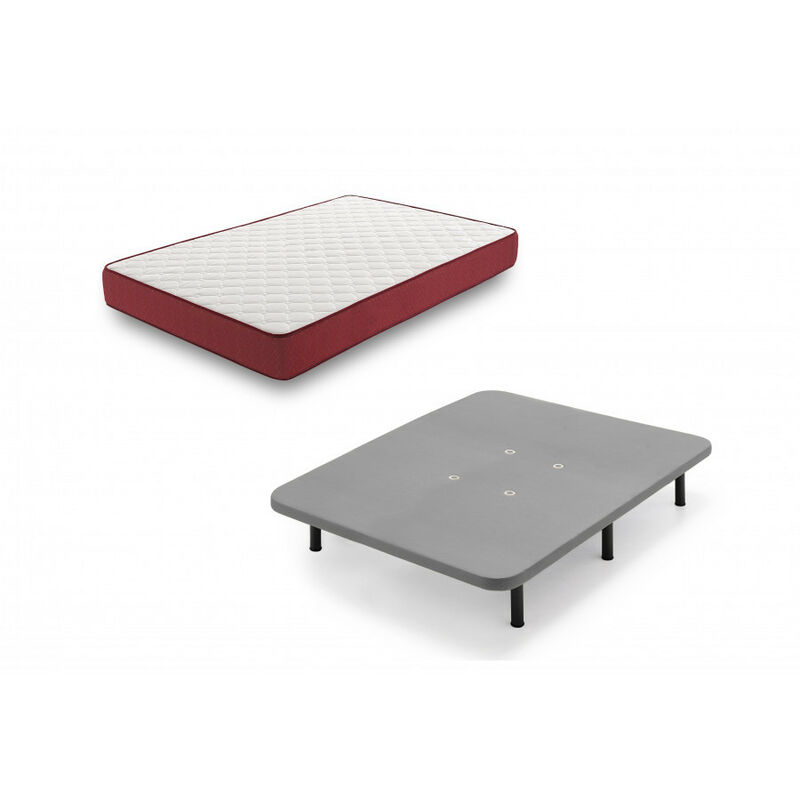 Hogar24 - Bz62 - Colchon Viscoelastico + Base Tapizada Gris Con Patas, Medida 135x190 Cm. Higienico-transpirable.
Hogar24 - Bz62 - Colchon Viscoelastico + Base Tapizada Gris Con Patas, Medida 135x190 Cm. Higienico-transpirable.