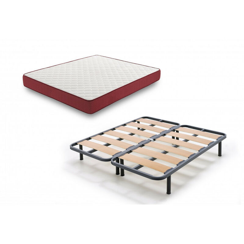 Hogar24 - Bz62 - Colchon Viscoelastico + Somier Lama Ancha Zen Con Patas, Medida 180 X 190 Cm. Higienico-transpirable.
Hogar24 - Bz62 - Colchon Viscoelastico + Somier Lama Ancha Zen Con Patas, Medida 180 X 190 Cm. Higienico-transpirable.