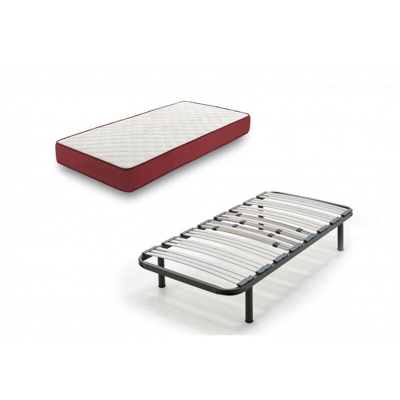 Hogar24 - Bz62 - Colchon Viscoelastico + Somier Multilaminas Con Patas, Medida 105x200 Cm. Higienico-transpirable.
Hogar24 - Bz62 - Colchon Viscoelastico + Somier Multilaminas Con Patas, Medida 105x200 Cm. Higienico-transpirable.