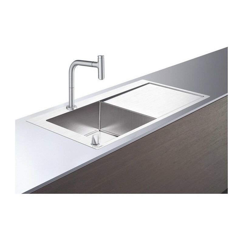 C71-F450-12 Fregadero 450 con escurridor / con tirador Select 200 con sBox cromado
C71-F450-12 Fregadero 450 con escurridor / con tirador Select 200 con sBox cromado