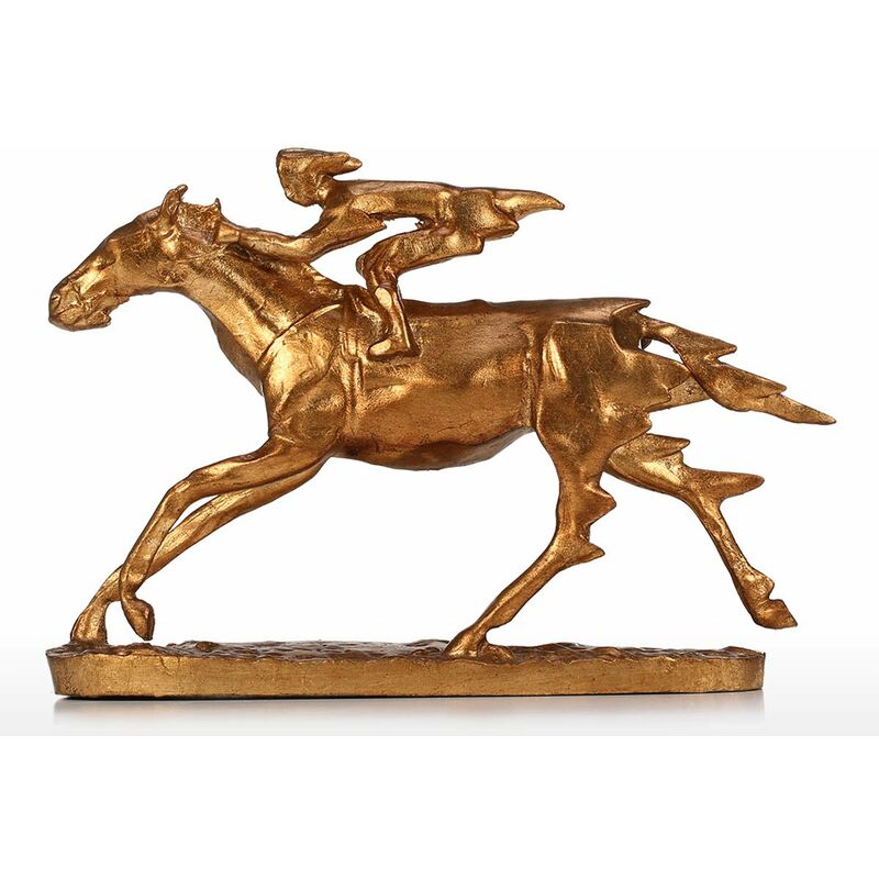 Tooarts - Caballero Caballero en Caballeria Caballo Estatuilla Escultura Decoracion Estatuas coleccionables Regalo,Oro
Tooarts - Caballero Caballero en Caballeria Caballo Estatuilla Escultura Decoracion Estatuas coleccionables Regalo,Oro