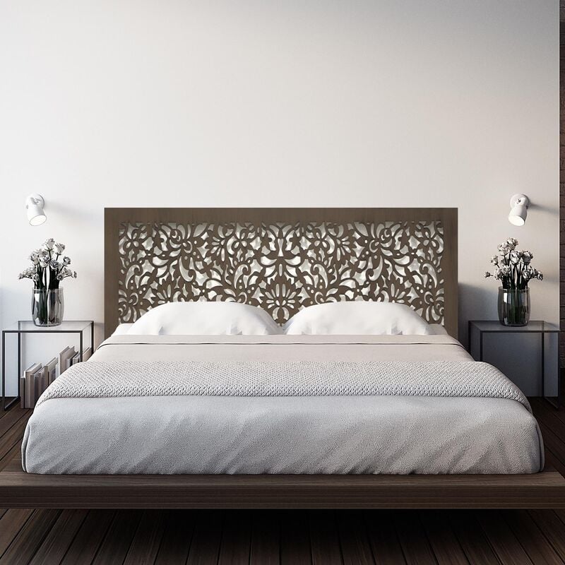 Cabecero De Cama En Madera Calada, Para Cama De 150 Fabricado Artesanalmente En España - Modelo Mosaico 160 Mandala (Nogal, 160X80 Cm)
Cabecero De Cama En Madera Calada, Para Cama De 150 Fabricado Artesanalmente En España - Modelo Mosaico 160 Mandala (Nogal, 160X80 Cm)